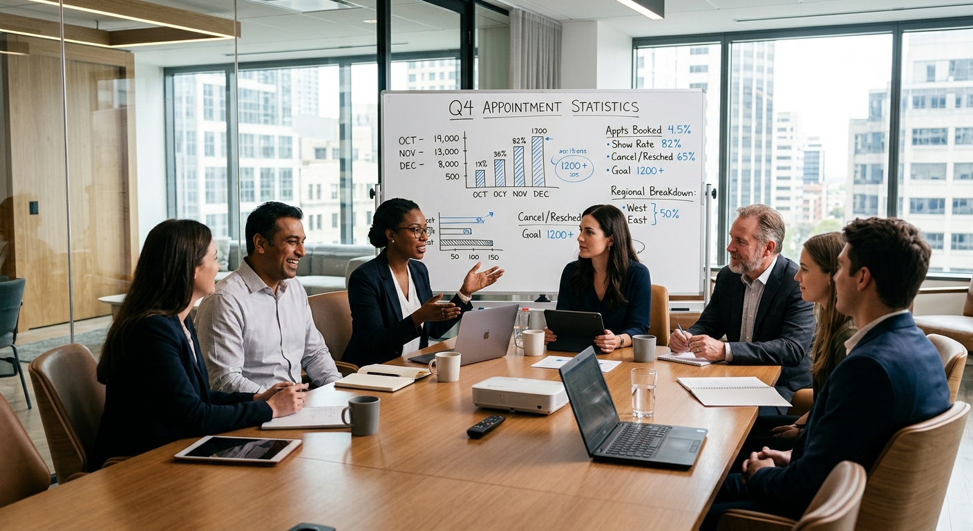 Business team meeting in a modern office
